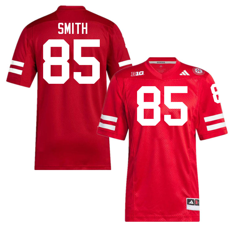 Men #85 Keelan Smith Nebraska Cornhuskers College Football Jerseys Stitched Sale-Scarlet